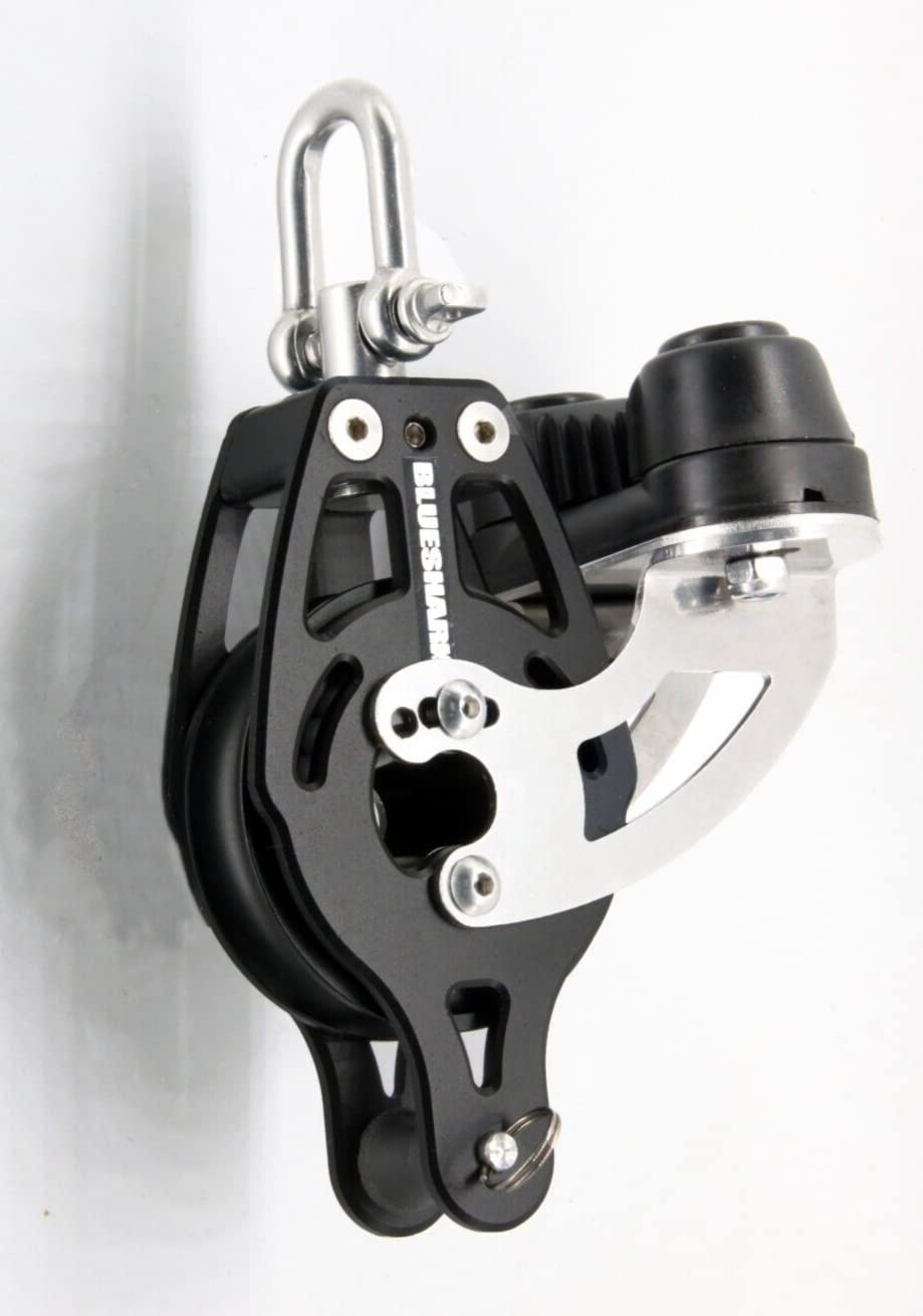 Blue Shark: 57mm Single Becket Aluminum Sailing Cam Block 2328-135