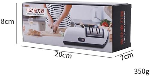 Miniatura 2 de Herramienta de afilado de cuchillos eléctricos para tijeras de restaurante, negro