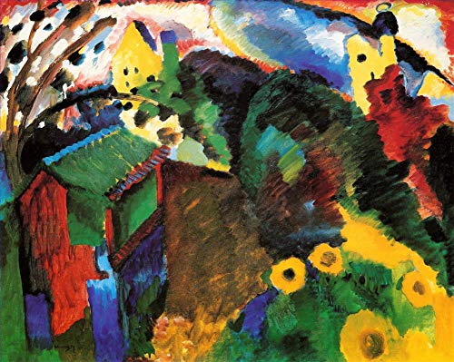 Peinture abstraite Kandinsky pour sublimer le décor de votre salon