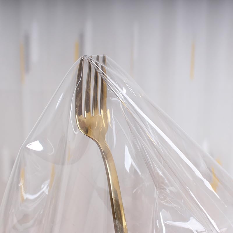 NURPELLE - Tovaglia Trasparente Impermeabile 2mm, Pellicola Plastica