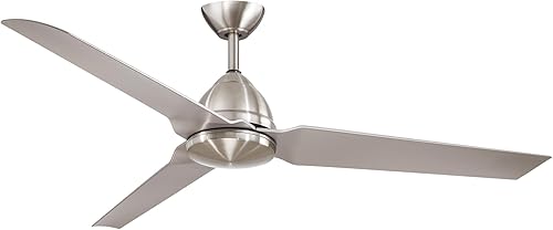 Ventilador de techo para exteriores con mando a distancia Minka Aire F753-WHF Java Flat color blanco 54 pulgadas disponible en Yaxa Colombia