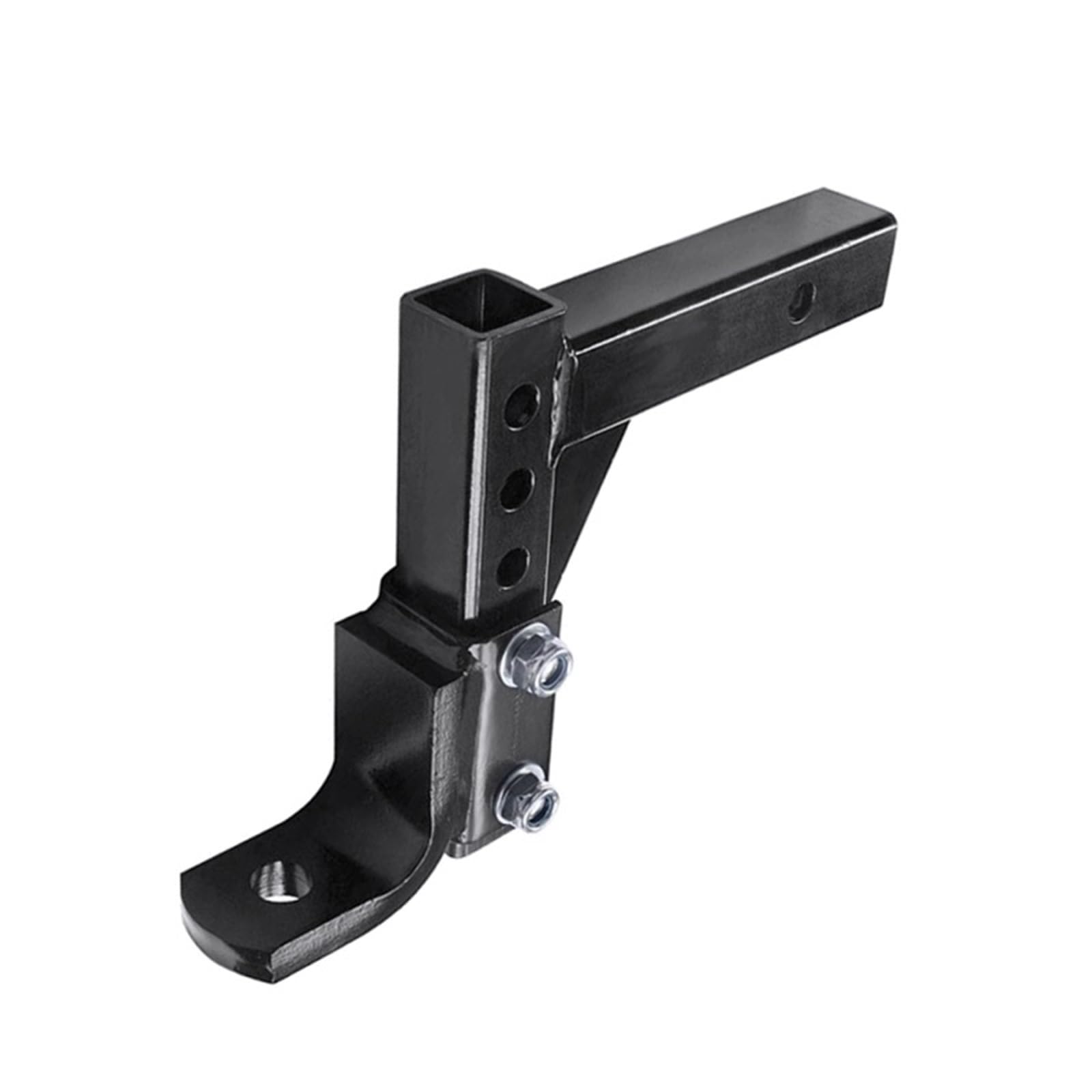 Kupplungskugel 10 Zoll verstellbare 4-stufige Drop-Hitch-Kugelhalterung für 2" Receiver Tow RV Camper Caravan Wohnmobilanhänger Anhängevorrichtung