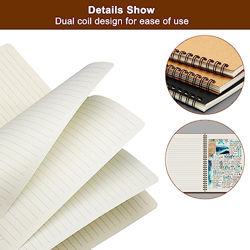 4 Pezzi Quaderno Anelli A5 e B5 incluso 2 Quaderni...