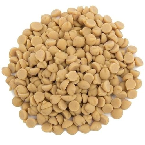 LilysChips Peanut Butter Flavor Baking Chips 2 lb Peanut Butter Chips No Added Sugar, Gluten Free with No Artificial Colors or Preservatives, Gluten Free, Perfect for Baking and Stocking Stuffers and Great for Sharing