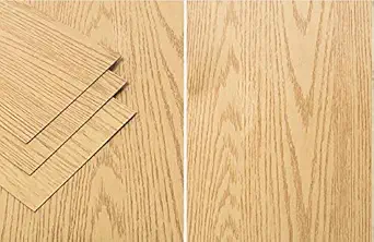 WorldCare Modern wear-Resistant PVC self-Adhesive Flooring Home Floor Leather Fire-Retardant Wood Grain self-Adhesive Flooring Color 5-11 1 8mm Thick Dimensions 1m2263803 | Pack of 1