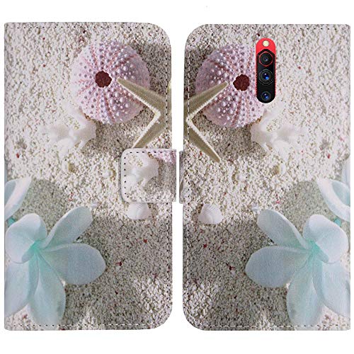 TienJueShi Estrella de mar Magnético Soporte Funda Caso Carcasa TPU Silicona Case para ZTE Nubia Red Magic 5G 6.65 Inch Proteccion Cuero Cover Etui