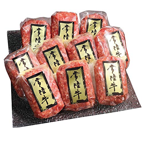 肉のイイジマ ハンバーグ 常陸牛 惣菜 100g×10個 肉のイイジマ 冷凍 国産 和牛 自宅用 まとめ買いのサムネイル