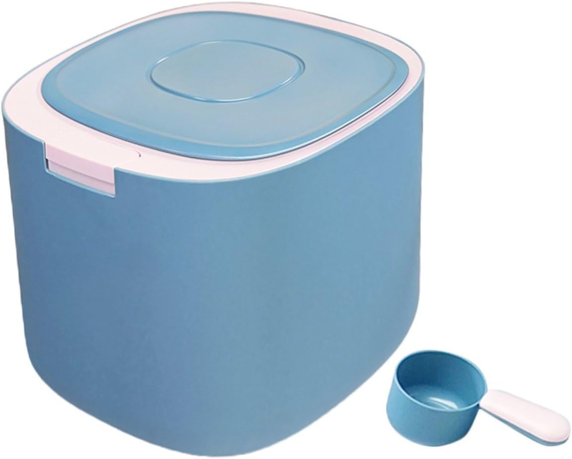 11l Sealed Pet Food Storage Bucket, Moisture-proof Dog and Cat Food Container with Lid, Large Capacity Grain Storage Bin for Home Use