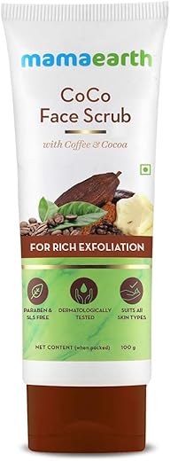 Mamaearth CoCo Face Scrub with Coffee & Cocoa for Rich Exfoliation – 100g