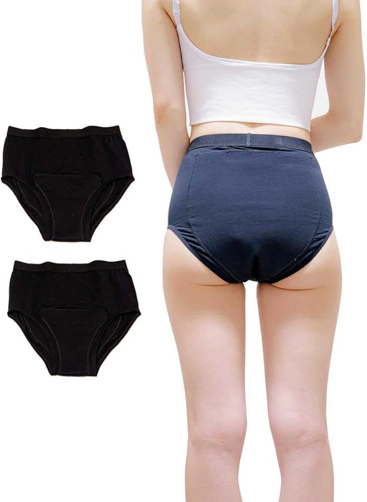 Amazon.co.jp: 【ブロック99】2枚／おなら消臭パンツ［IBSガス型・過敏