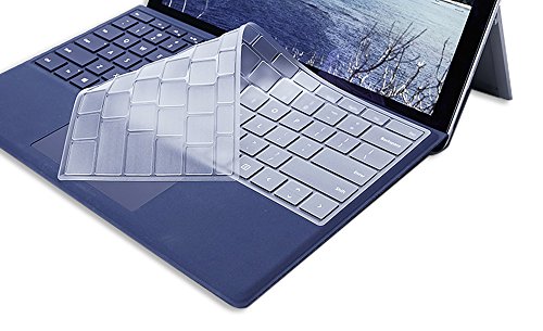 UHamn Clear Keyboard Cover Compatible for Microsoft Surface Pro 4 and 2017 Microsoft Surface Pro 5 and Microsoft Surface Pro 6 and Surface Pro 7 (Not Compatible for Surface Laptop 2017 or Surface Book