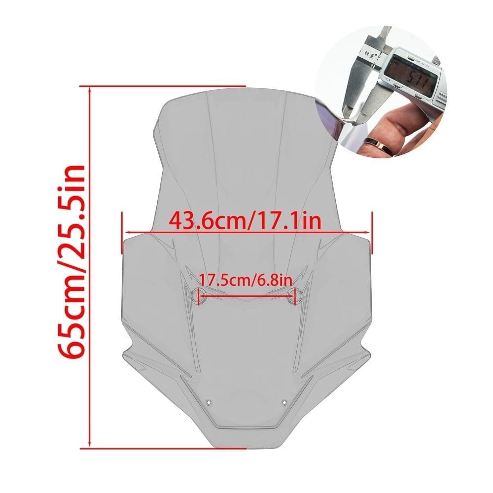 Dla XADV 750 2025-2026 Owiewki Do Motocykli Szyba Motocyklowa
