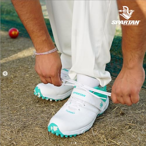 Image of SPARTAN Cricket Shoes for Men Durable Training Sports Footwear for Outdoor Ground