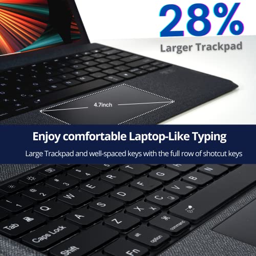 Wiwu Ipad Keyboard 10.2 Ipad 9Th/8Th/7Th Generation Case With Keyboard,Ipad Air 3Rd Generation Case, Ipad Pro 10.5 Inch 2017, Magnetic Detachable Smart Keyboard With Trackpad, Pencil Holder #TOP5