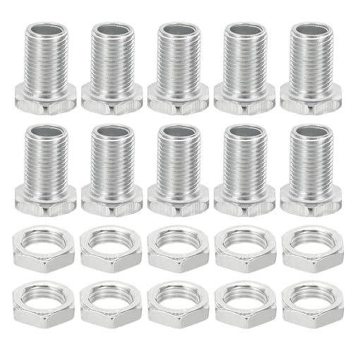 PATIKIL M10x18mm Zpt~߂˂ 10Zbg ibgLbgt VtgmuA_v^[ lWϊA_v^[ {gzp DIYVfAt@Xi[ȂǂɑΉ\