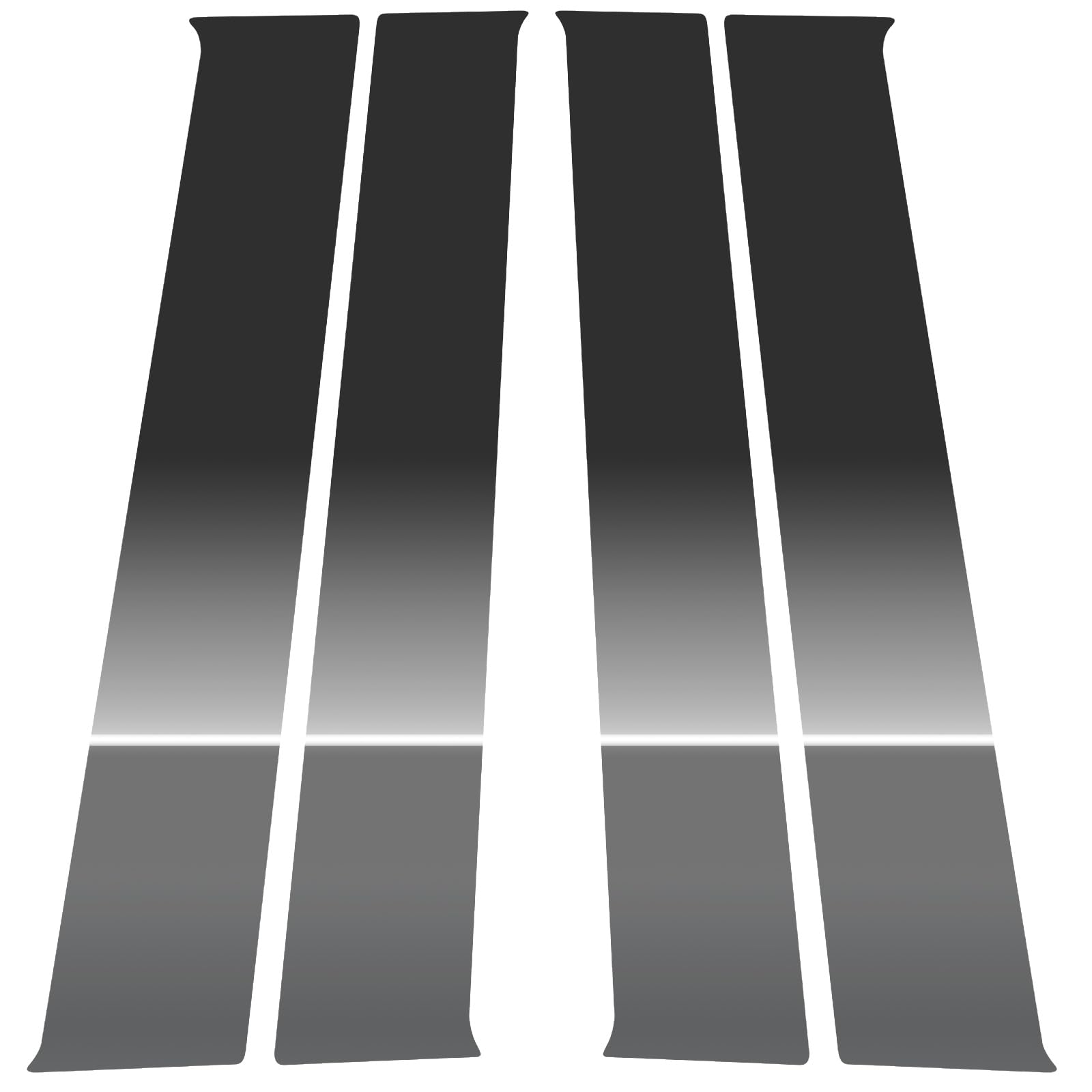 デリカD5 CV1W【A&S】最高級ブラッシュドブラックデカールピラー 8枚 Amazon | 【CV1W CV5W デリカD5 ピラーカバー 】グロスブラック
