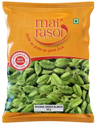 Image of MAI RASOI Rozana Green Cardamom Whole /Hari Elaichi /Ilaichi (20g)