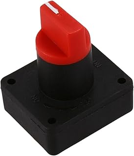 1PCS Battery Isolation Switch DC12V 24V 48V 100A Power Disconnect Isolator ON Off Switch Suitable for Car RV Boat Truck Car Yacht (Color : Switch with 4 Screws)