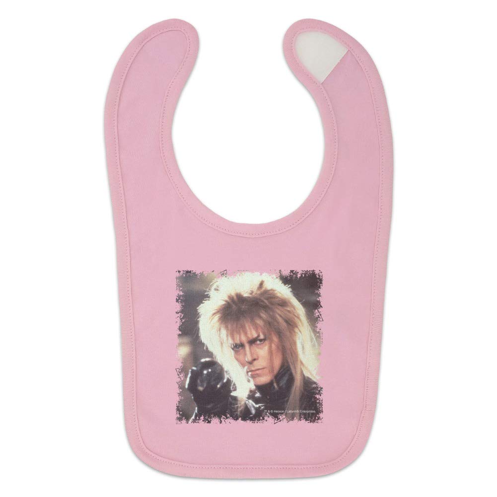 Labyrinth Goblin King Crystal Ball David Bowie Jareth Baby Bib