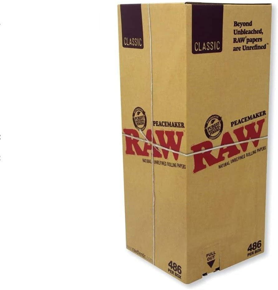 RAW 486 Peacemaker Cones Pure Natural Brown Unbleached Unrefined