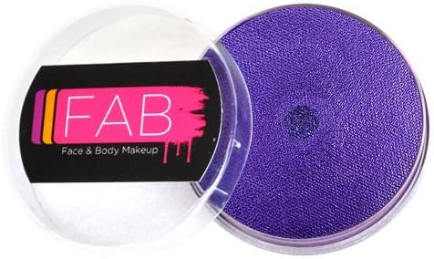 Amazon プロ仕様 Fabフェイス ボディペイント アメジストパール 専用固形絵の具 水溶性 Fab Face Body Makeup 絵具 通販