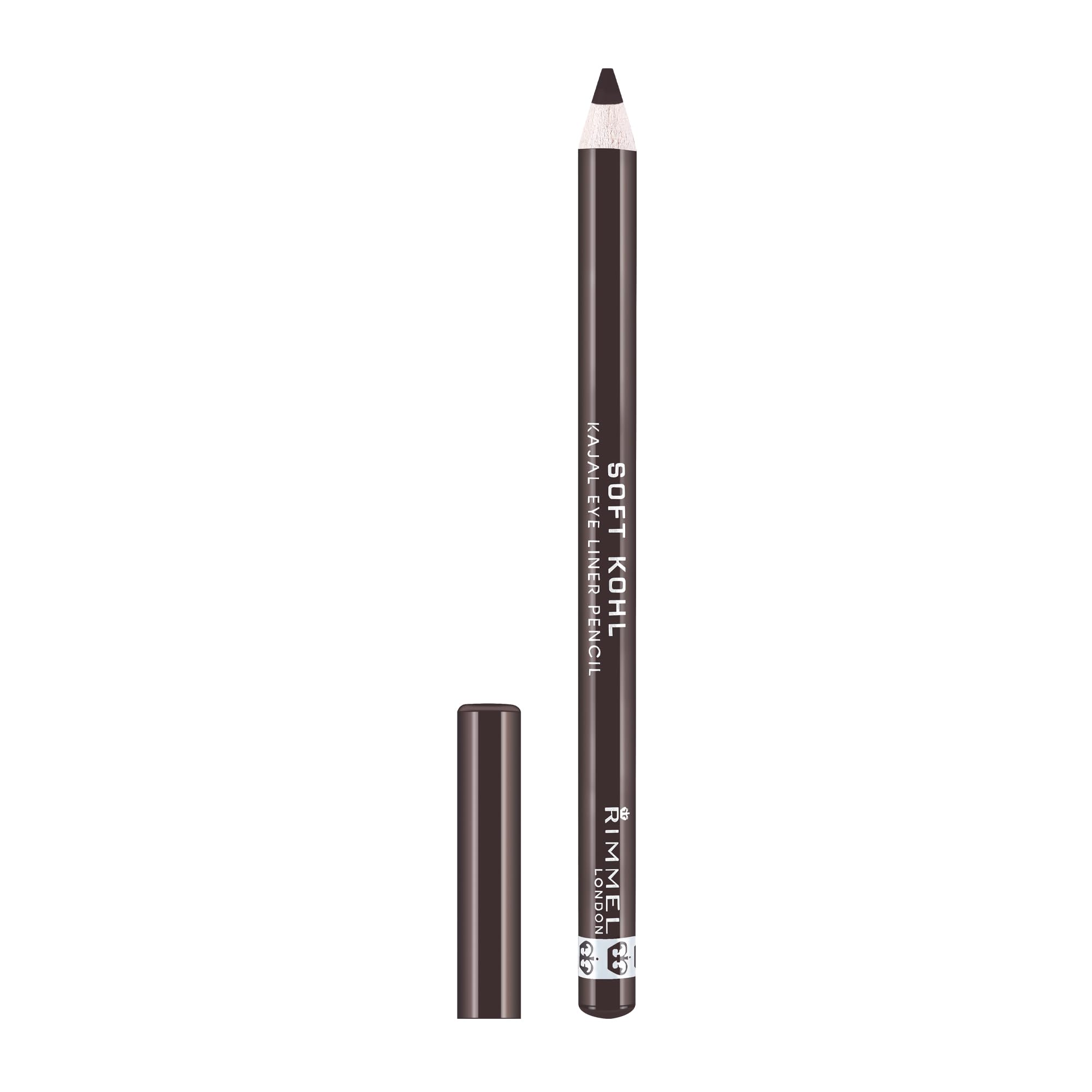 Rimmel Soft Kohl Kajal Professional Eyeliner Pencil, Sable Brown, 1.2g