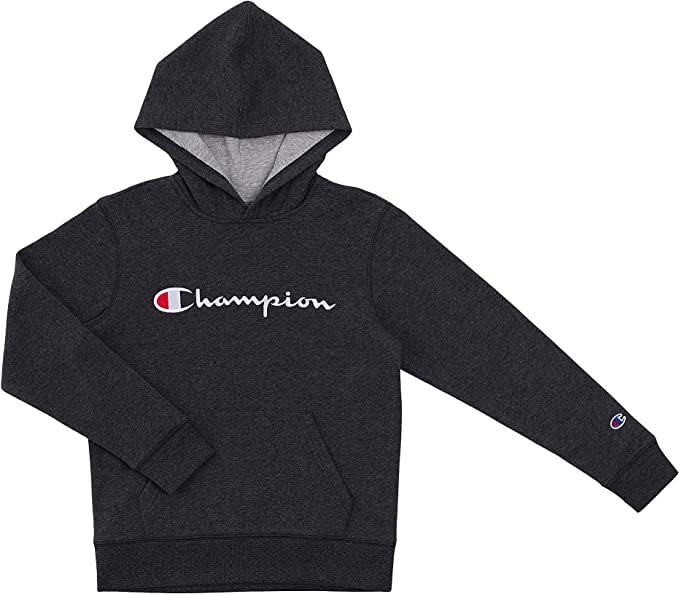 Champion Kids Clothes Sweatshirt Youth Fleece Pull On Hoody (as1, alpha, s, regular, Granite Heather)