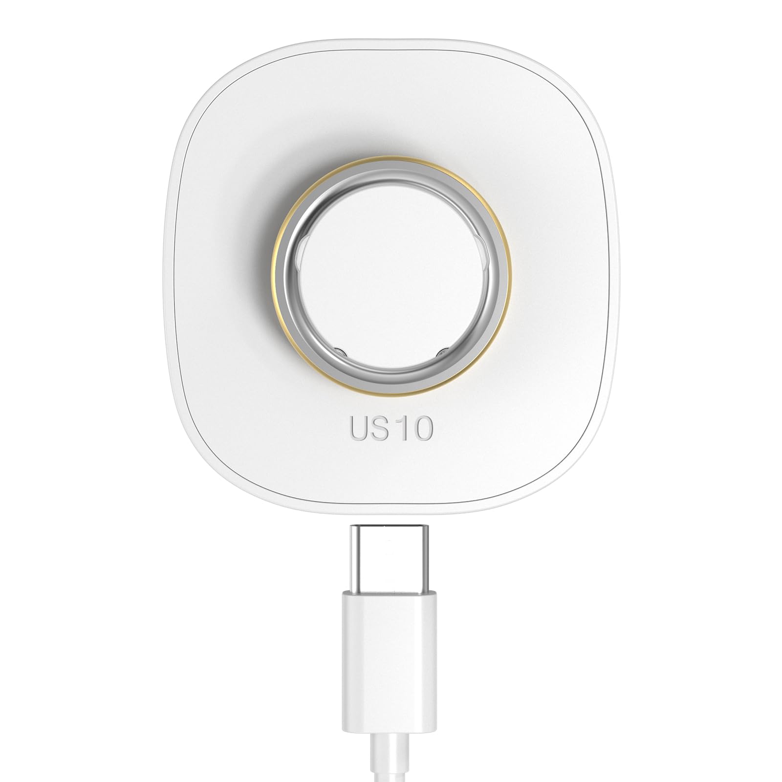 Compatible with Oura Ring Gen4 Charger Fast Charging Dock with USB-C Cable for Smart Ring (White, Size 10)-image-47