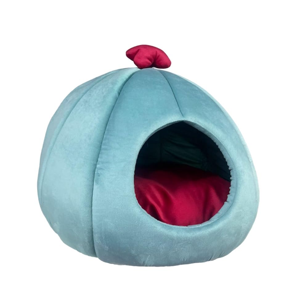 Furrfab Igloo Dog House Portable Cat Igloo Bed 2 in 1 Washable Cozy Dog Igloo Bed Cat Cave