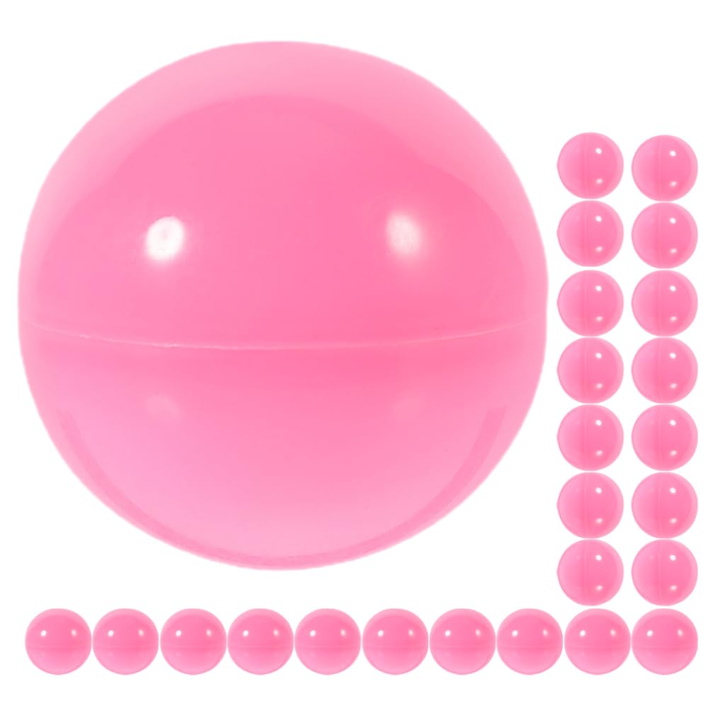 PRETYZOOM 25pcs Plastic Raffle Balls 4cm Openable Game Night Party Decorations Carnival Party Favors