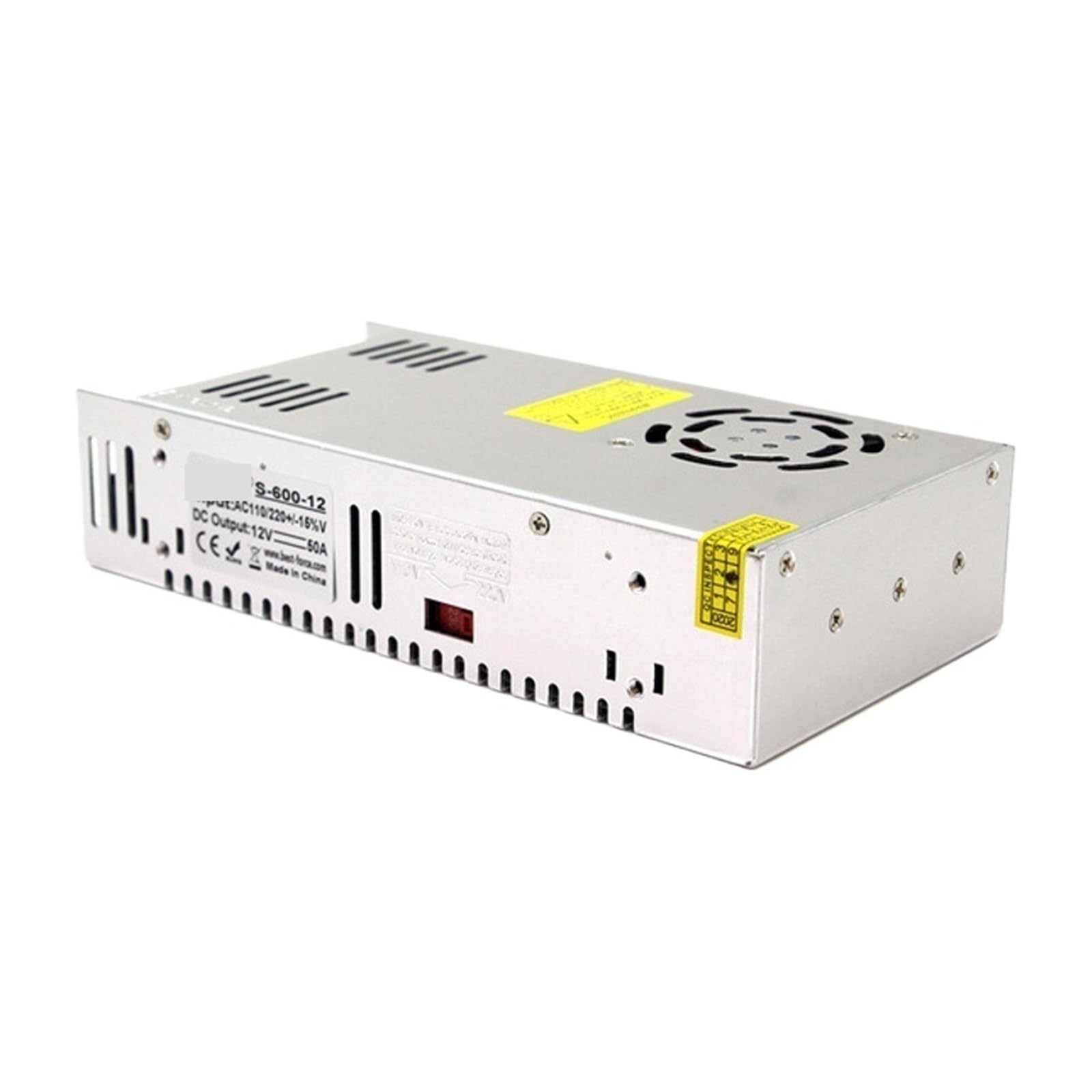 Schaltnetzteil in Chassisbauweise 12V600W Schaltnetzteil Ac220V zu Dc12V Transformator Gleichstromnetzteil