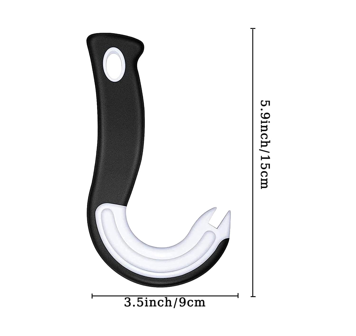 Ouvre-Boîtes à Crochets J, Ouvre-Boîte à Anneau Facile, Ustensile de Cuisine pour Boîtes avec Anneaux de Fermeture 1 Pièce