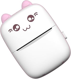 NUOBESTY Portable Label Writer 1 Set Wrong Title Printer Pocket Printer Impresora Inalambrica Thermal Label Document Printer Small Printer Mobile Phone Printer Thermal Label Printer