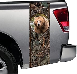 Brown Bear Camo Oak Ambush Hunting Truck Bed Band Stripe Decal Graphic