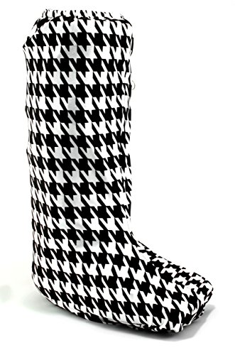 My Recovers Walking Boot Cover for Fracture Boot, Fashion Cover in Houndstooth, Tall Boot, Made in USA, Orthopedic Products Accessories (MD)
