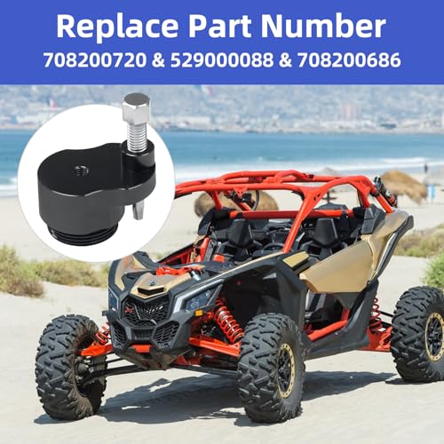 Image of 708200720 Belt Removal Tool, For Can-Am Defender HD10 /Pro /M-averick 2006-2021, Compatible With Maverick X3 /X3 MAX /Trail 1000R 2017-2020 529000088 Black