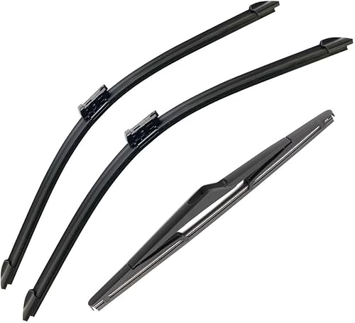 Limpiaparabrisas para automóvil, 3 piezas, 28 + 16 + 12 pulgadas, repuesto para Peugeot 3008 MK2 2017-2021, limpiaparabrisas de equipo original, que