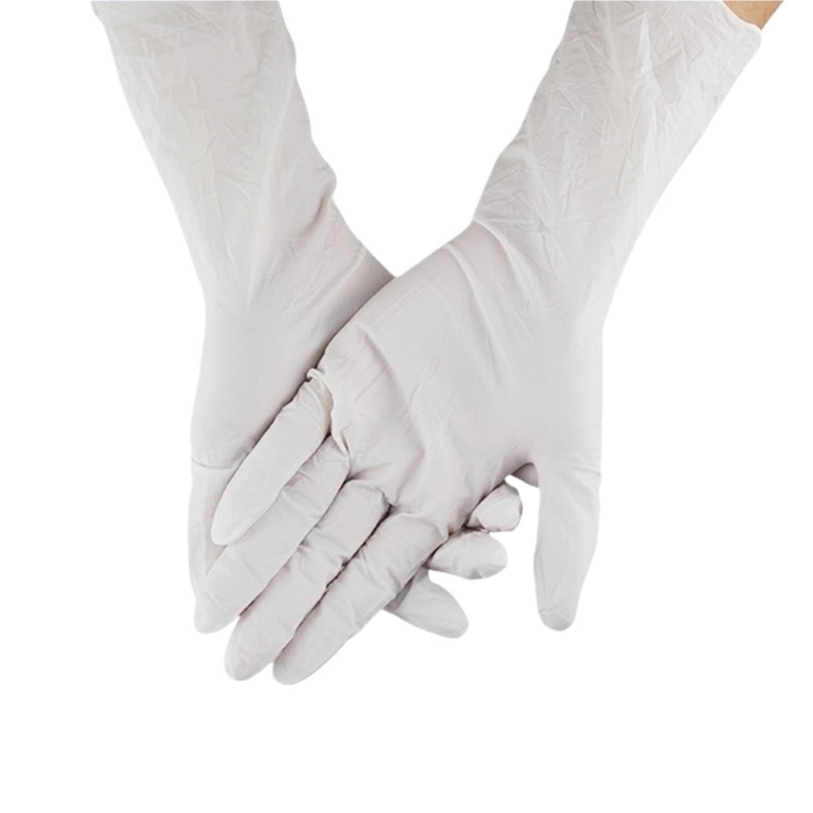 Genérico Guantes purificados disponibles del nitrilo de 12 pulgadas, libres de polvo for el sitio limpio y los ambientes controlados(M)