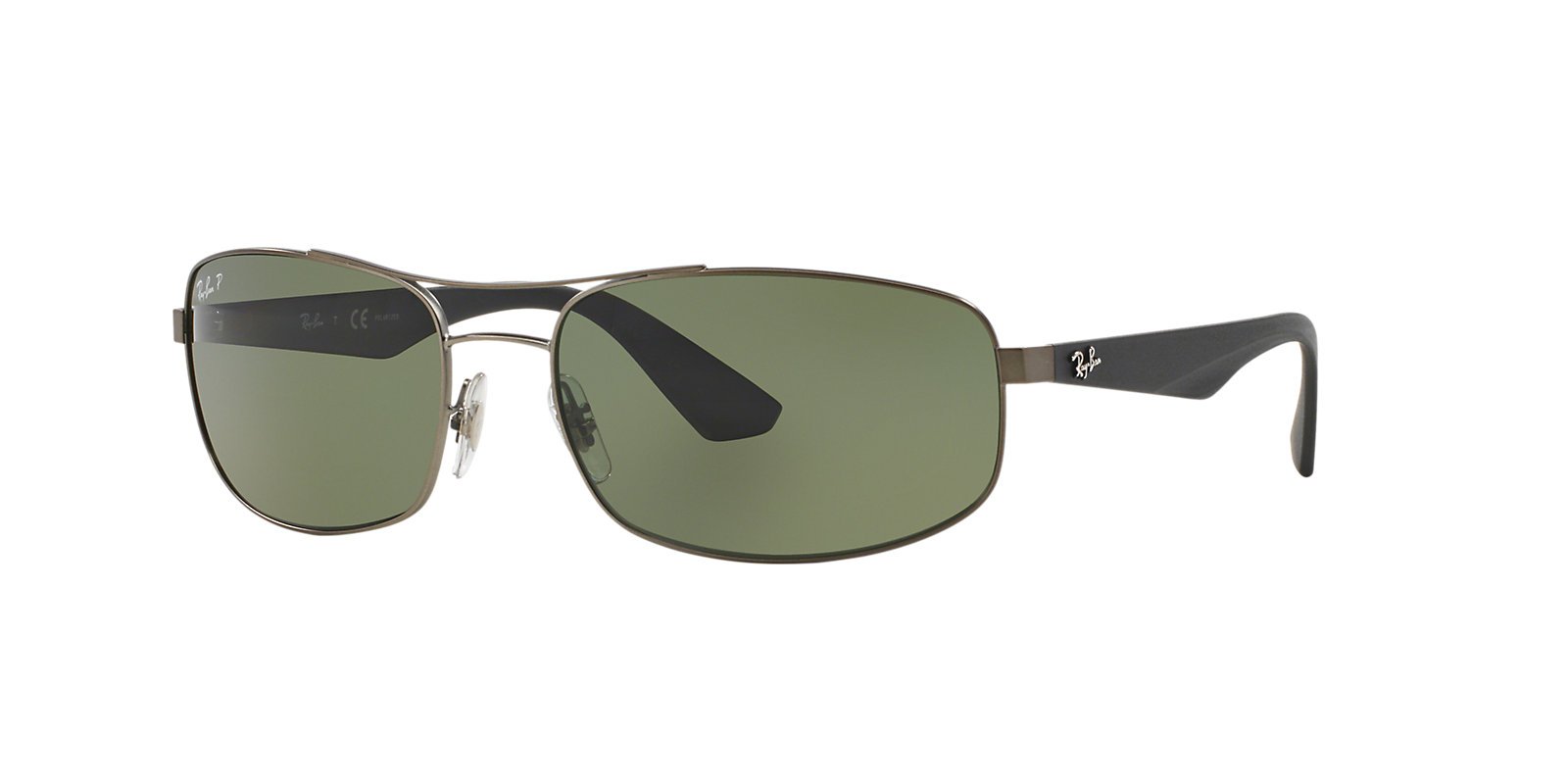 Ray-Ban Men's RB3527 Sunglasses, Matte Gunmetal (Matte Gunmetal), 61