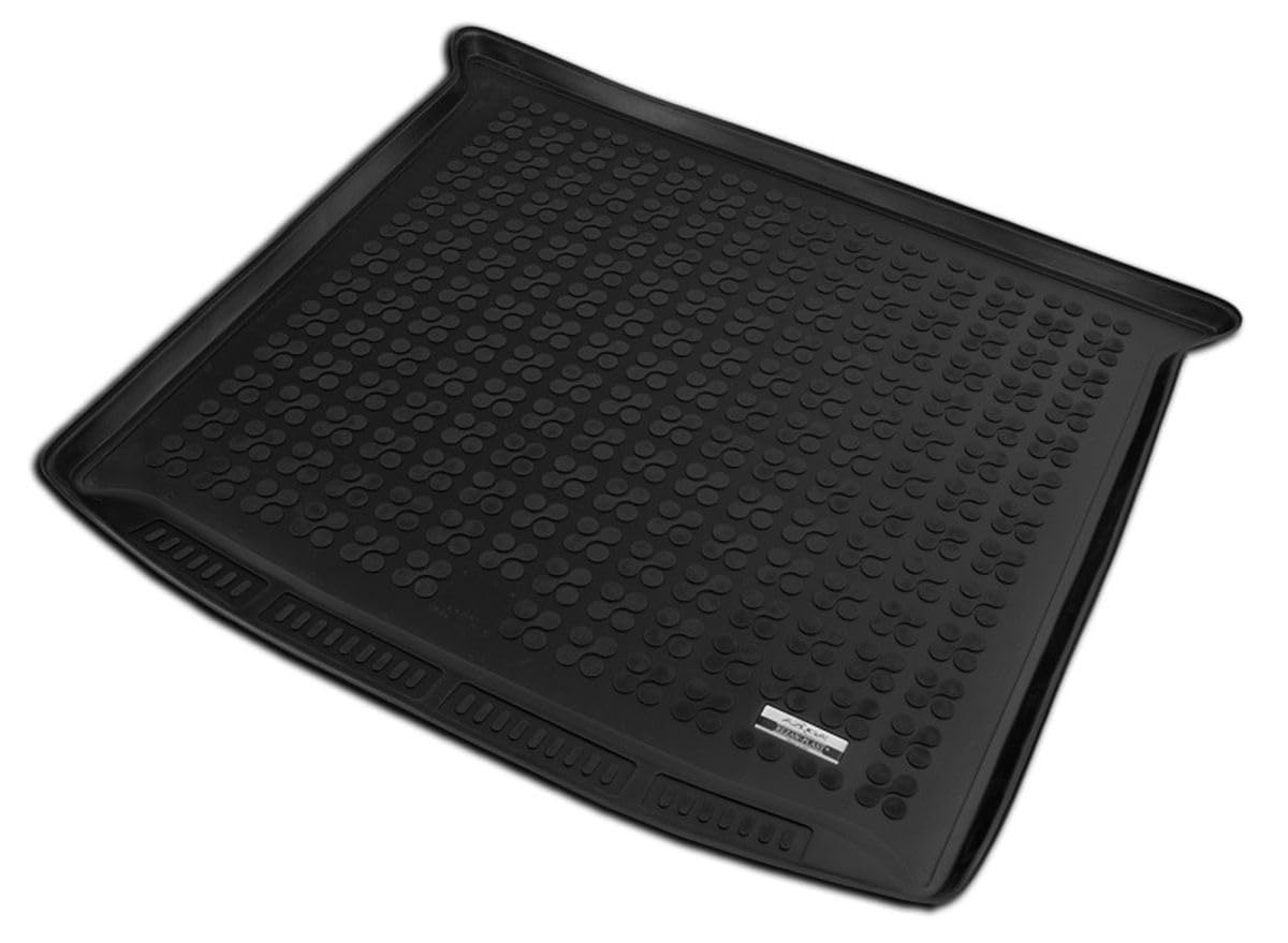 AZUGA Premium Gummi Kofferraumwanne Kofferraummatte rutschhemmend passend für VW Touran ab 9/2015 (5T) hoher Boden – wasserdicht, hoher Rand AZ12000353