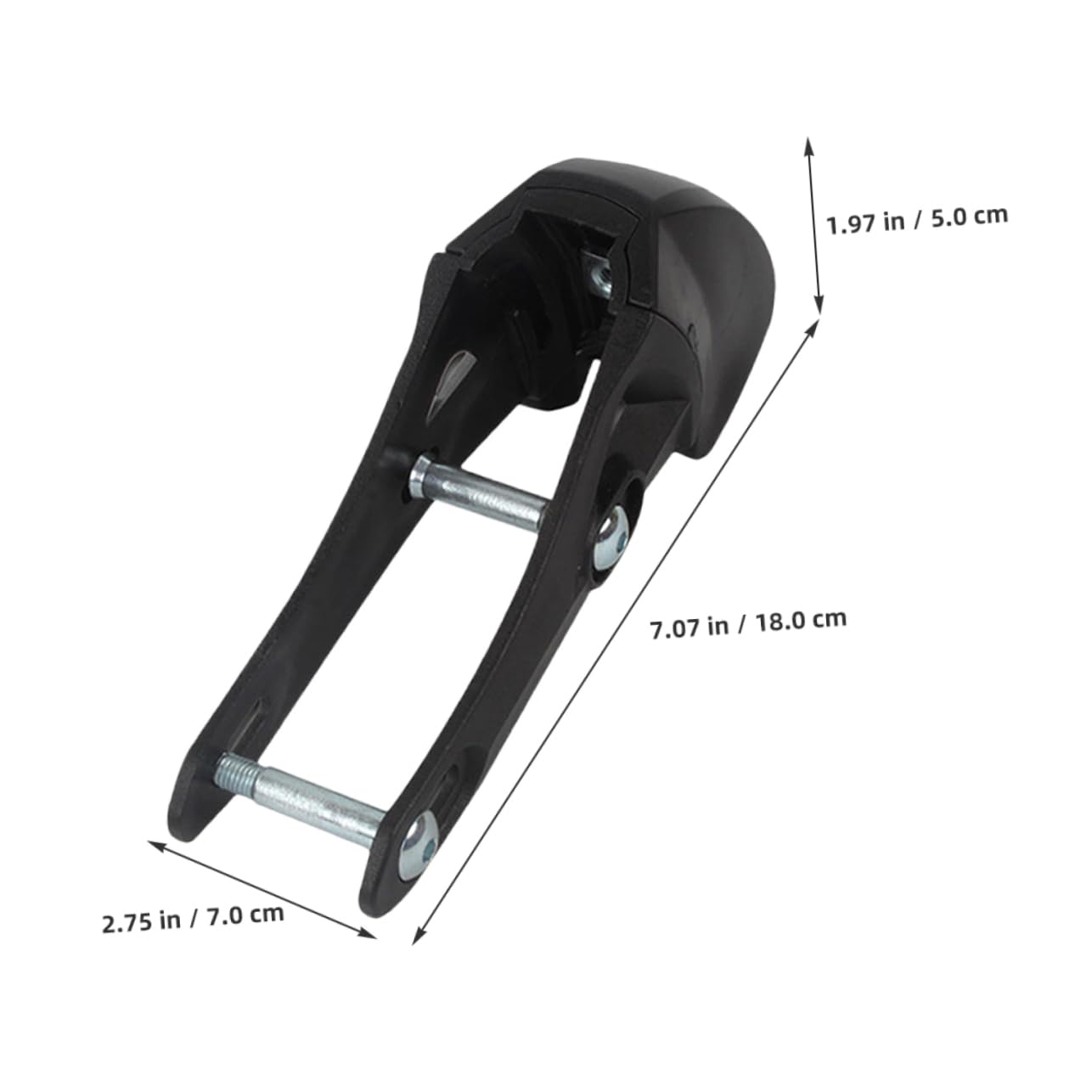 KOMBIUDA 2Pcs Roller Skate Toe Stoppers Non Slip Brake Pads for Inline Skates Durable High Wear Resistant Material Smooth Quiet Braking Skating Safety Gear