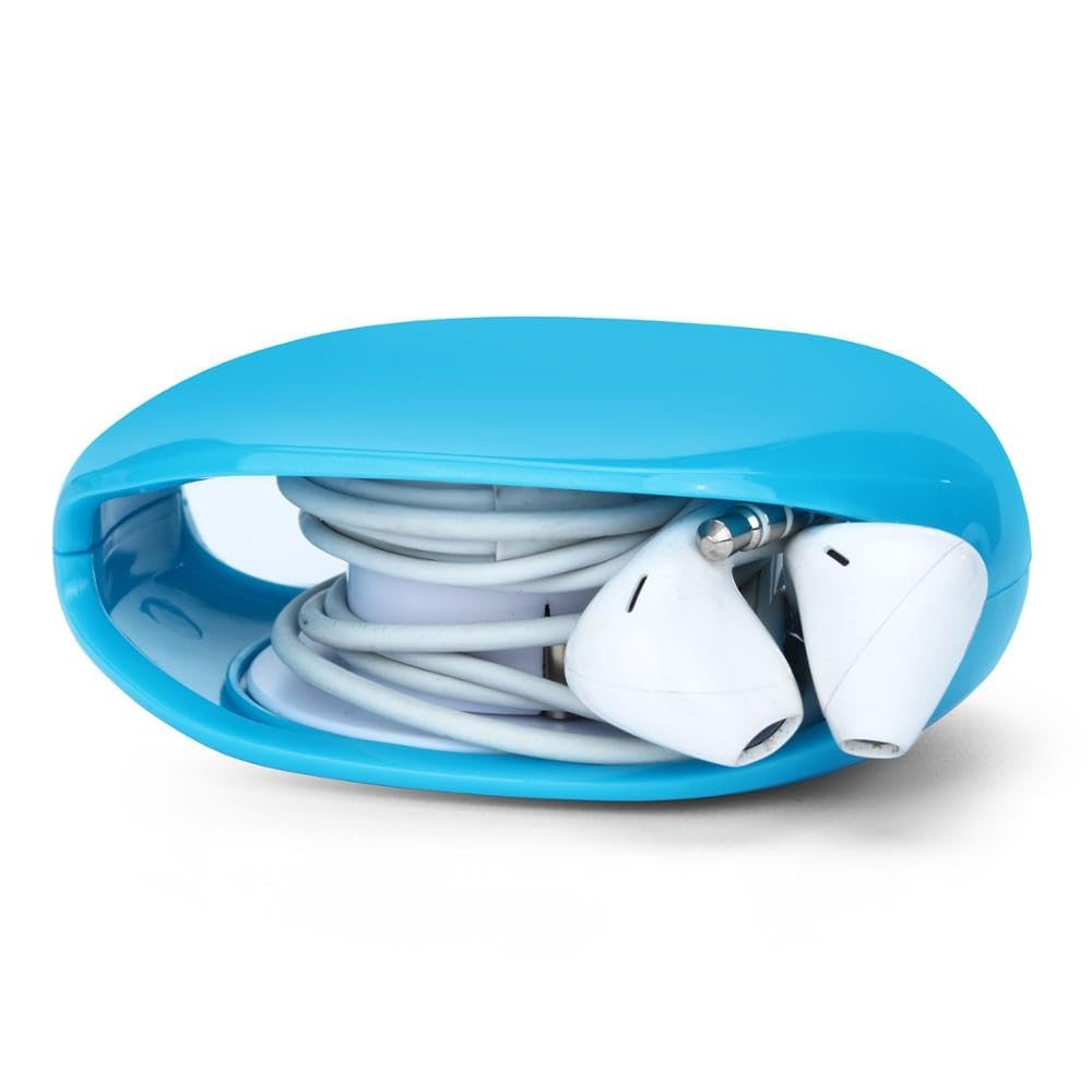 BIRZAR Automatic Cable Winder | Cord Organizer Holder with Durable Plastic for Headphones, Wire Winding (2)