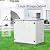 Mrosaa Large Horizontal Storage Sheds,38 cu.ft. Outdoor Storage Box for Garden,Patio and Backyard,Customized Shelves &Lockable(Off White)