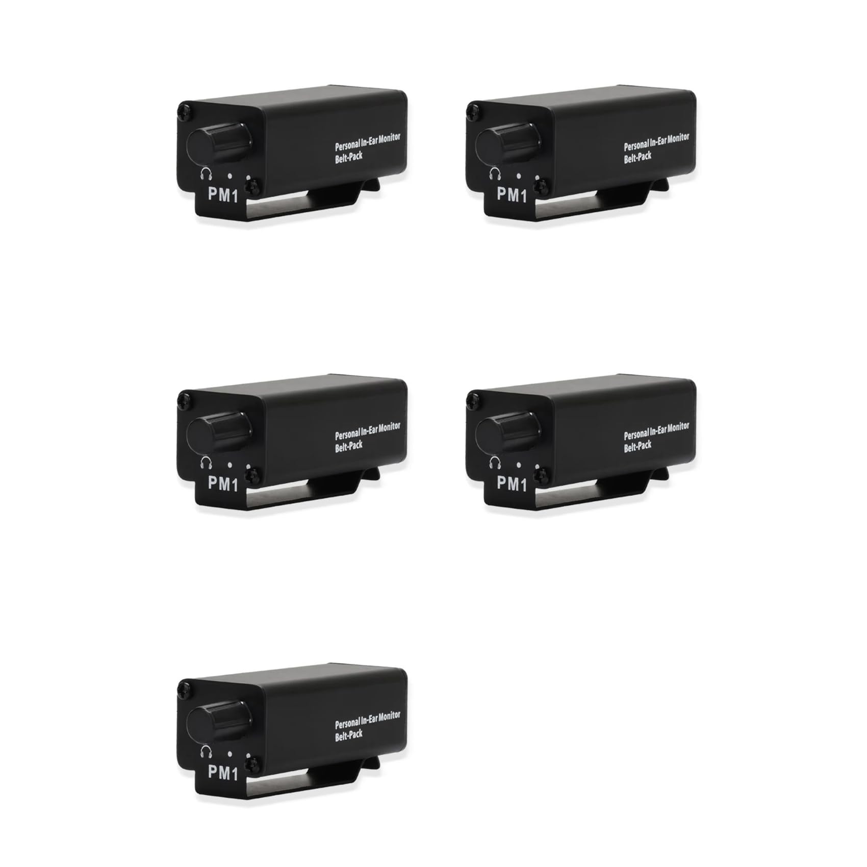5X Mini Amplificatore per Cuffie XLR Professionale in-Ear Stereo Personale PM1 Amplificatore per Cuffie HiFi Portatile