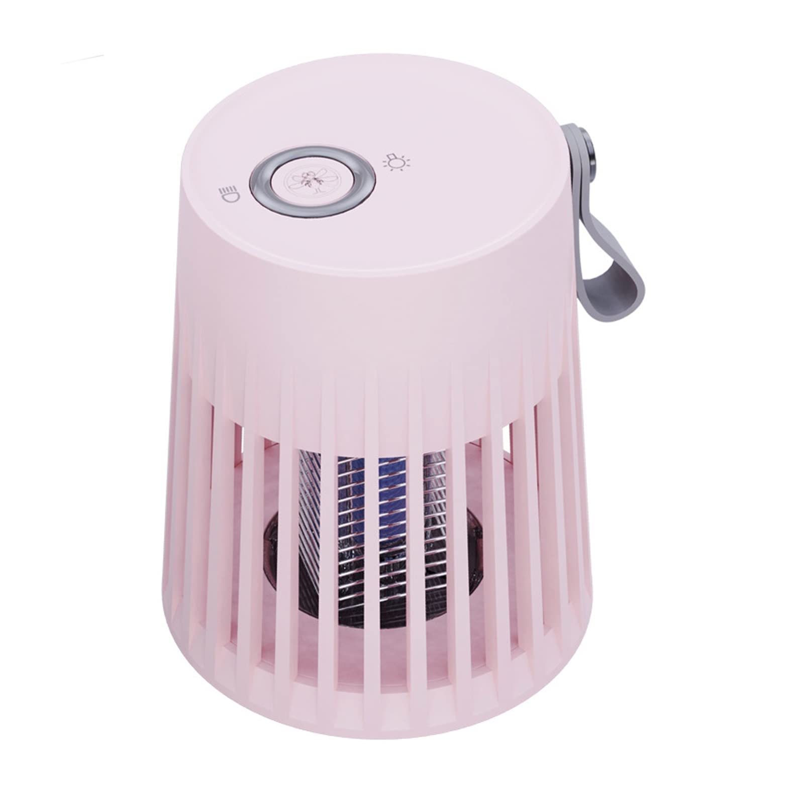 TEmkin Lampada antizanzare, antizanzare Ricaricabile con Anello per Appendere, antizanzare Elettrico Portatile USB per casa, Camera da Letto, Esterno, Campeggio, Cortile, Patio (Rosa)