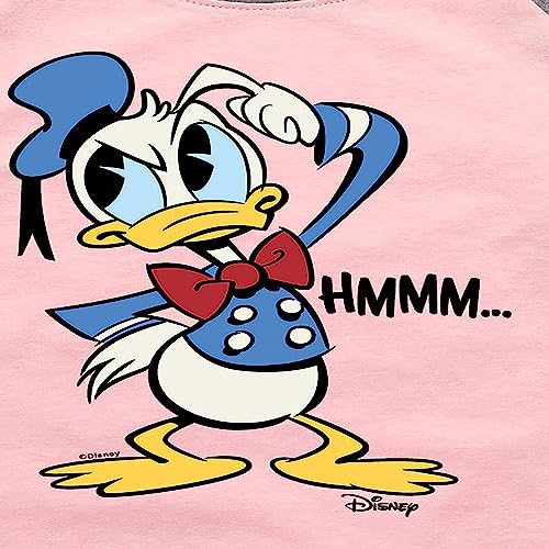 Disney Donald Duck - Hmmm… - Toddler & Youth Girls Raglan Graphic T-Shirt3