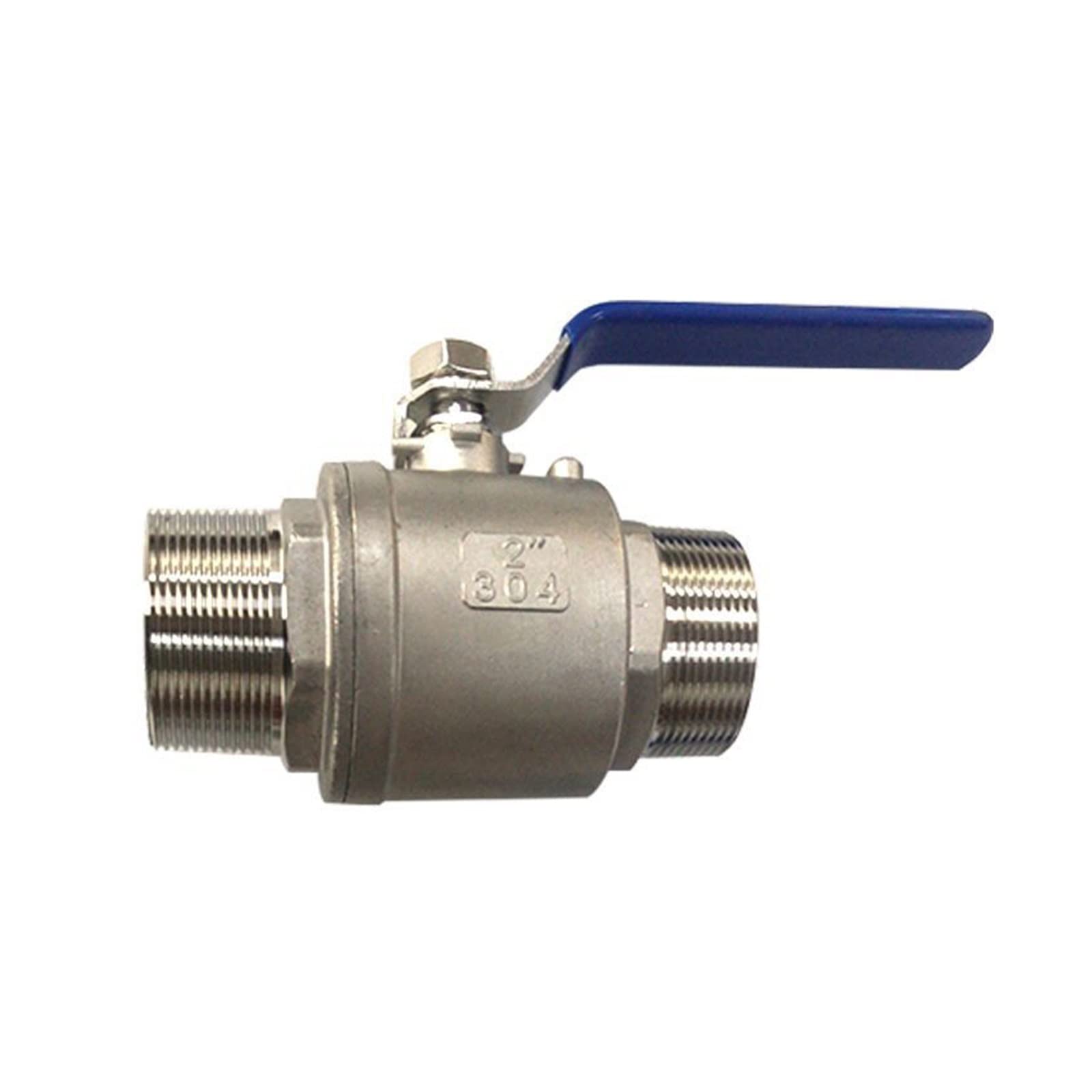 Zawór kulowy 1/2" 3/4" 1" 1-1/4" 1-1/2" 2" z gwintem zewnętrznym ze stali nierdzewnej, dwuczęściowy (0,75 cala)