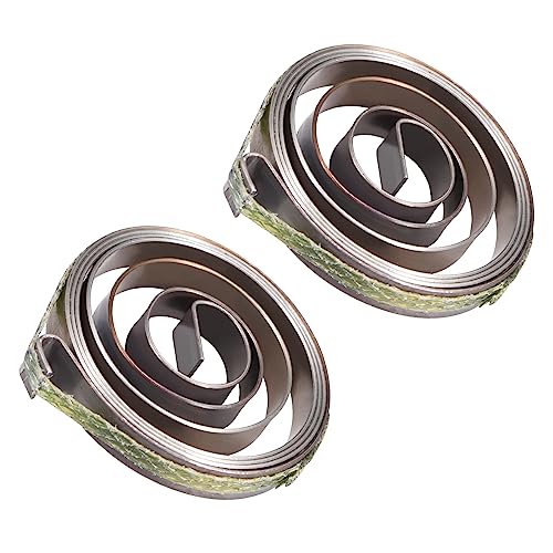 QUARKZMAN 36 x 6 x 0,65 mm Plat Bobine Ressort x 2 pièces Ressort de Rappel pour Perceuse a Colonne pour Perceuse Appuyez, [Bronze Tonalité]