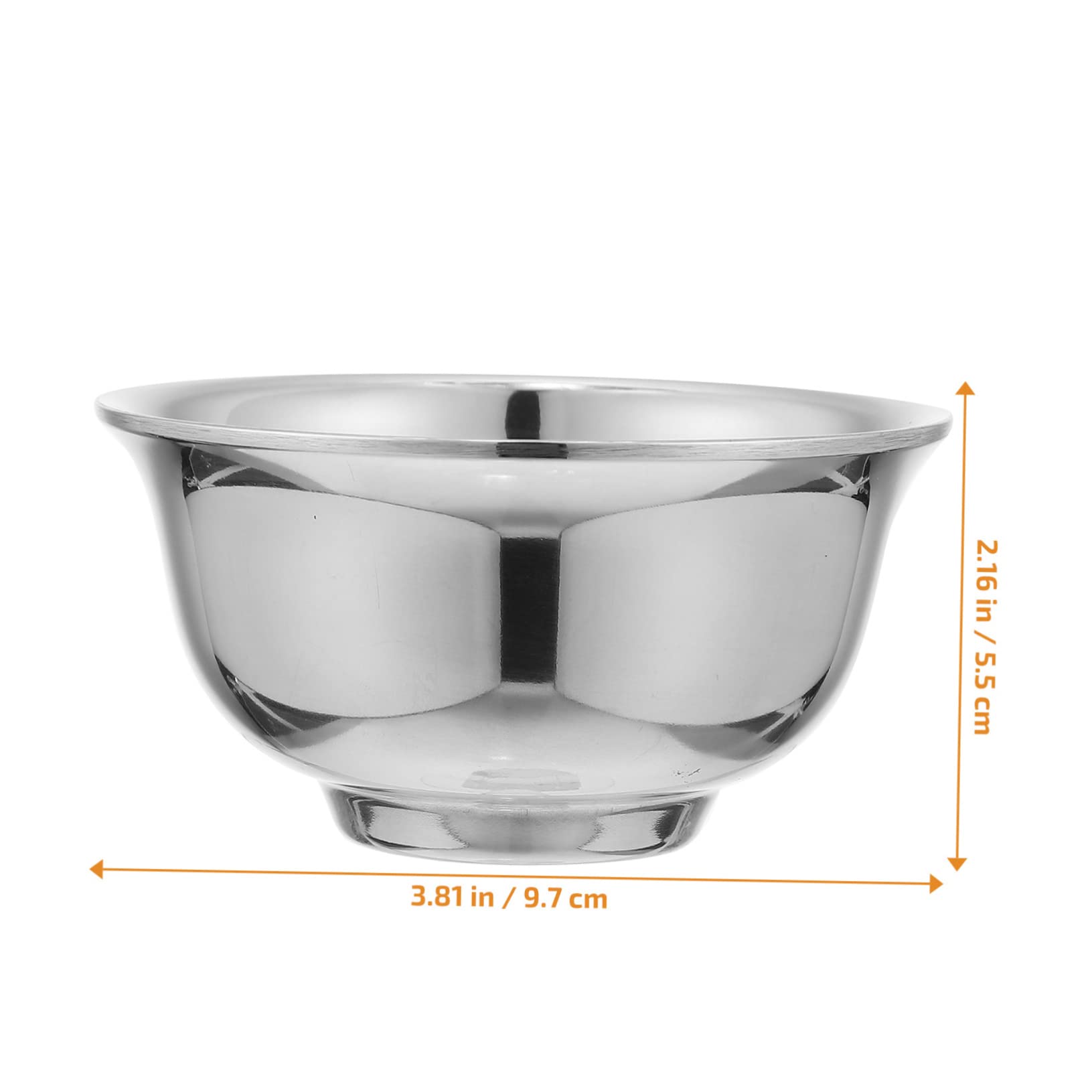 VICASKY Double Shaving Bowl for Men Foaming Soap Cream Mug Stable Base Traditional Wet Shaving Experience Polished Design for Bathroom Decor