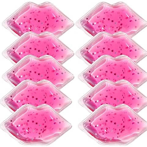 Eye Pad, Gel Eye Pad, Cooling Eye Pads, Gel Eye Mask,Gel Ice Pack, Cooling Ice Eye Masks, Hot Cold Eye Mask, Eye Ice Pack, Gel Eye Mask for Puffy Eyes, Migraine, Puffiness (Lip pouch-ten) Cover